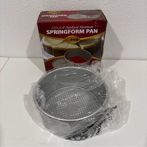 Deluxe 6” Anodized Aluminum Springform Pan - Gray